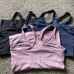 Lululemon Ebb to Street Tanks-multiple colors